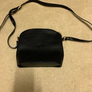 LongChamp black crossbody handbag